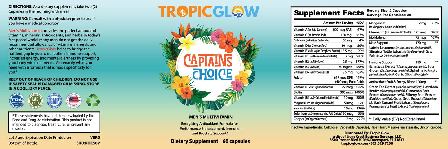 Captain's Choice | Men's Multi-Vitamin