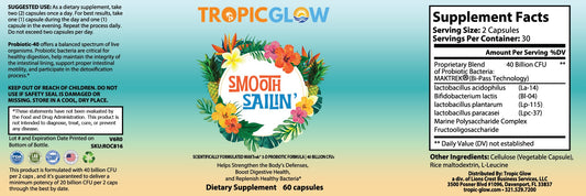 Smooth Sailin | Probiotic 40 Billion CFU