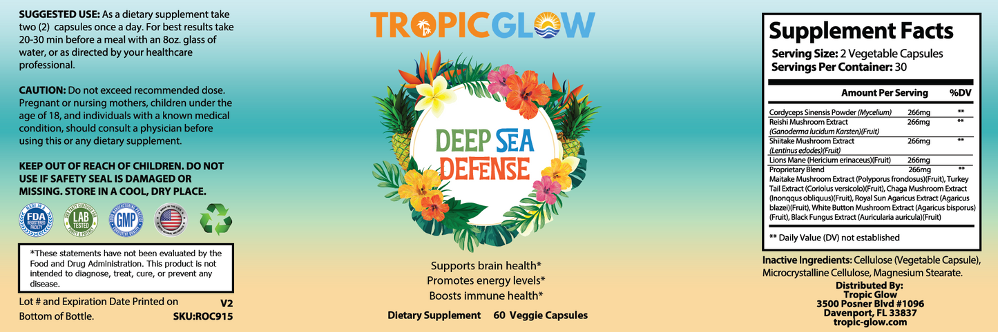 Deep Sea Defense | Immunity Booster - OUT OF STOCK - 1-2 WEEKS ETA